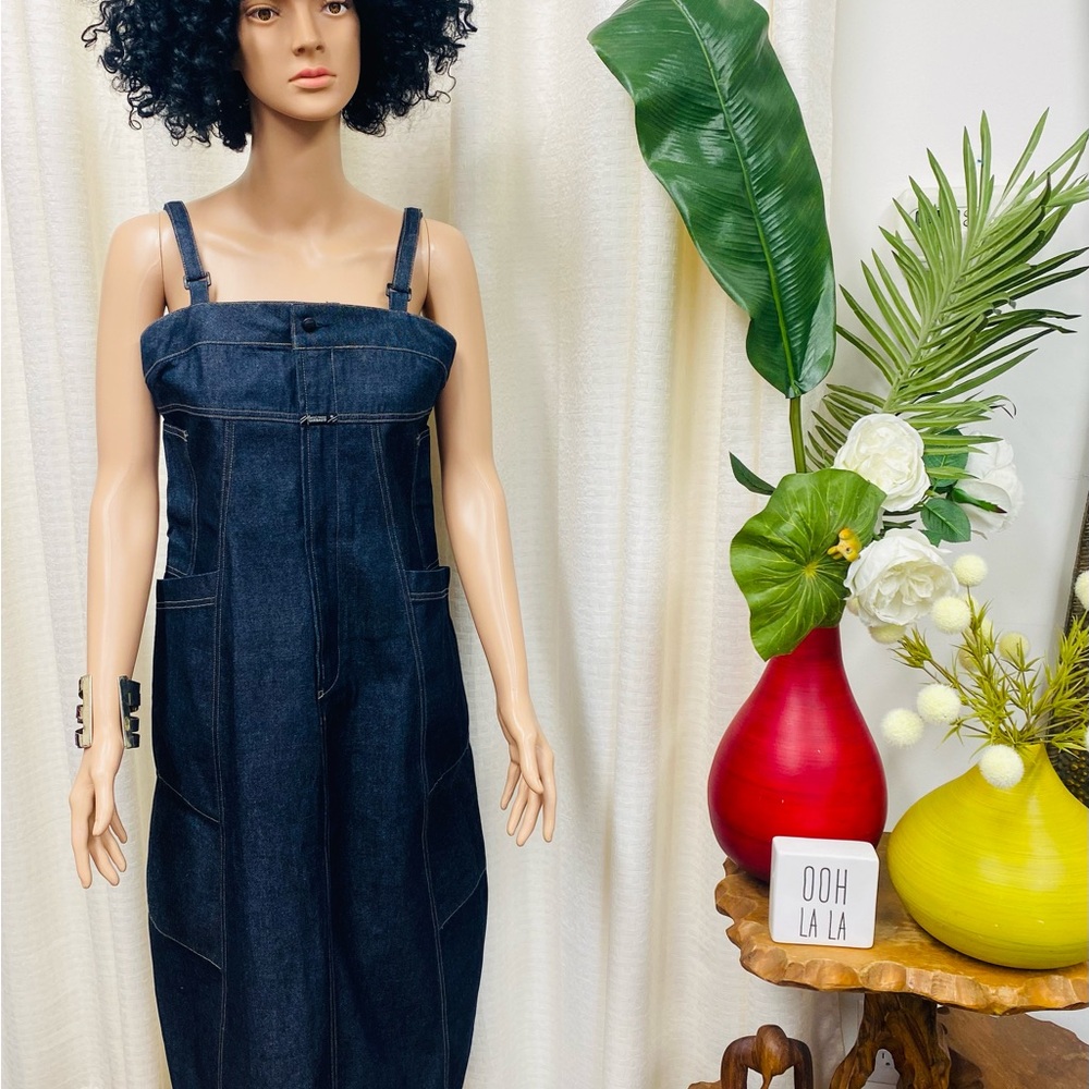 MARITHE FRANCOIS GIRBAUD Women's Denim Dress Size M